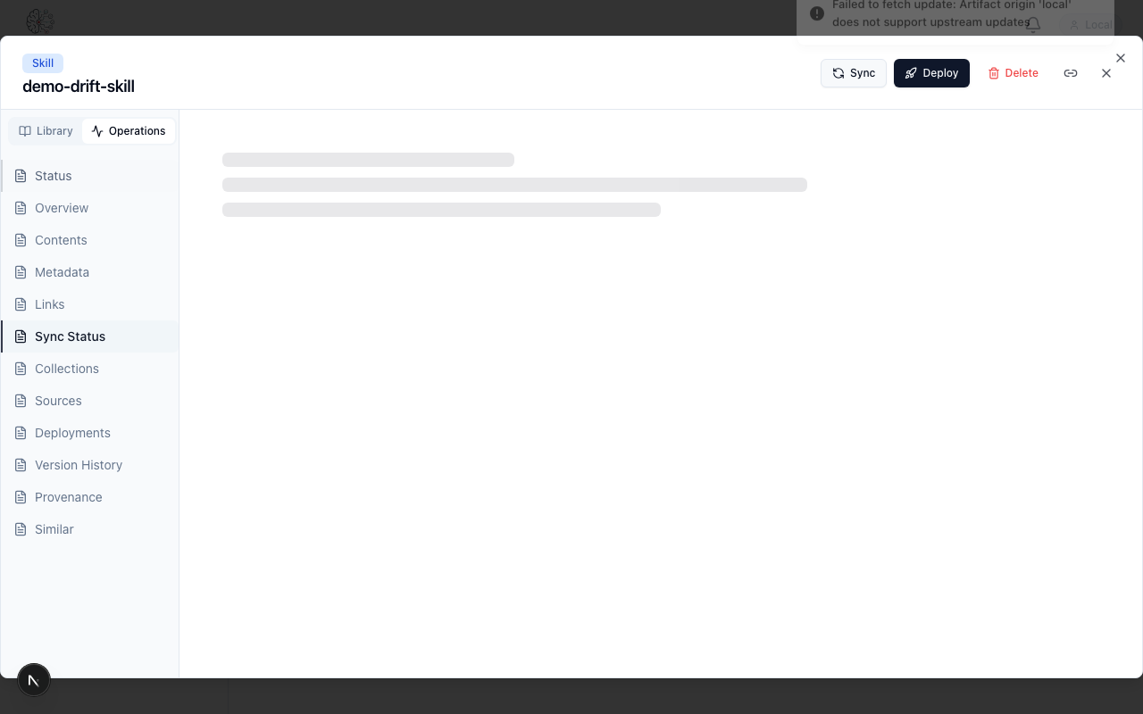 Merge dialog open